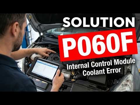 HOW TO FIX P060F OBD II ERROR CODE - Internal Control Module Coolant Error