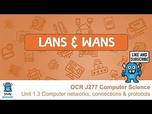 🎓 OCR J277 Computer Science Revision – Types of Networks: LANs & WANs