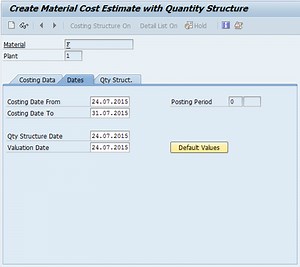 Costing Variant - Part - I (Overview)