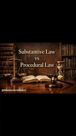 ⚖️ Substantive Law Vs Procedural Law. #futurelawyer #lawstudents #goviral #fyp#law