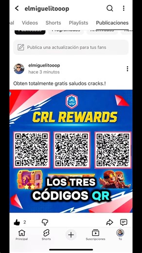 Recompensas gratis con qr #clashroyale #suscribense #2026 #supercell #gaiming