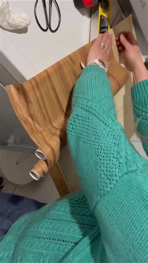 Tension rod organizing hack