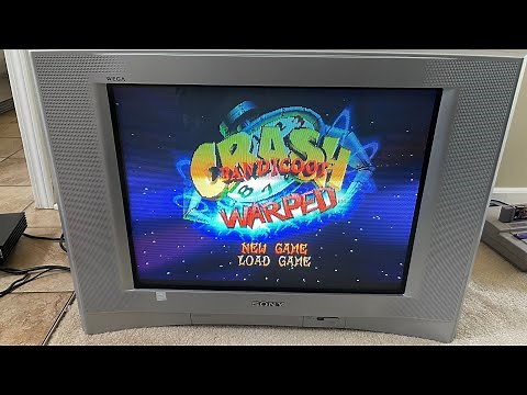 Sony Trinitron kv-24Fs120 CRT TV retro gaming review