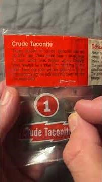 Taconite, the iron ore carried by the Edmund Fitzgerald