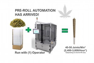 Automated pre-roll joint filling and closing system