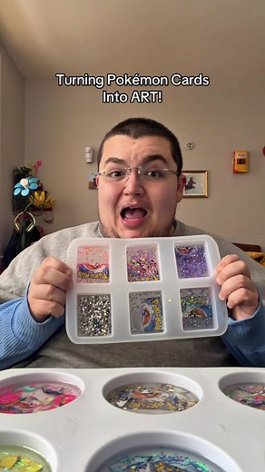 What do you do with your bulk cards? #pokemon #resin #diy #pokemoncards #craft