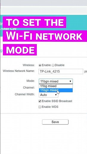 How to configure Wi-Fi mode for a router with the example of TP-Link AC750 Archer C20 #shorts #short
