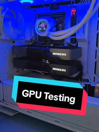 GPU testing in a Threadripper system. @NVIDIA GeForce @AMD @AORUS North America #DaPoets #techtips #TikTokLearningCampaign