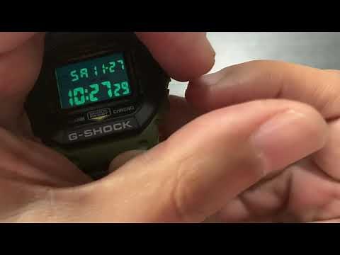 Casio G-Shock Military Green Watch - Unboxing, Tutorial and Review (DW-5610SU-3DR)
