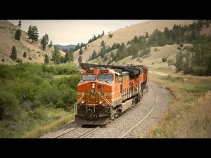 Trains on Montana's Mullan Pass