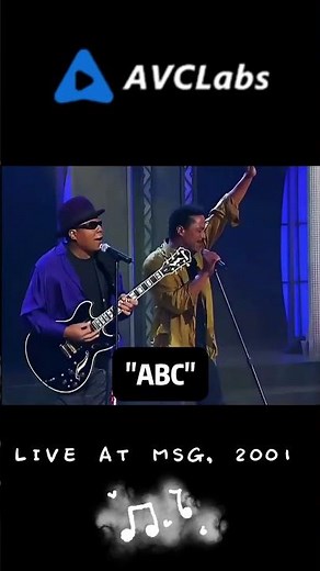"ABC" ---LIVE AT MSG, 2001 🎶 #michaeljackson