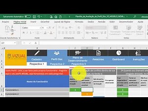 Planilha de Teste Perfil DISC - Funcionamento Geral