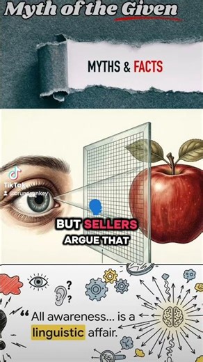 WHAT IS THE MYTH OF THE GIVEN? #myth #perception #experience #philosophy #knowlodge