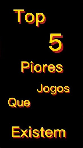 To 5 Piores Jogos que Existem #nflopa #naofloppa #memes #games