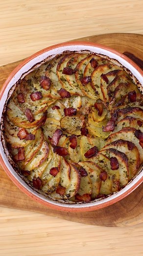 Homemade Potato Galette Recipe with Duck Fat and Bacon