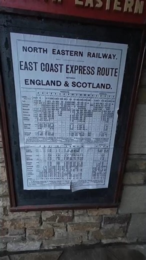 A random station waiting room and timetable