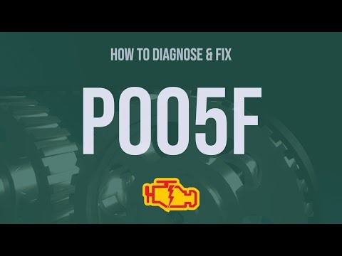 How to Diagnose and Fix P005F Engine Code - OBD II Trouble Code Explain