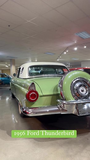 First Gen Ford Thunderbird convertible (1956) 🧊❄️🥶 #gatewayclassiccars #gatewayclassicauctions #passalongthepassion #dreamsdriven #classiccars #futureclassics #musclecars #herhorsepower #56ford #56thunderbird #tbird | Gateway Classic Cars