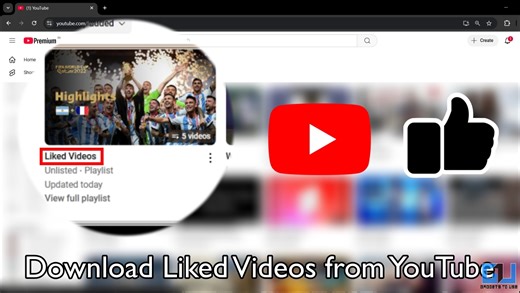 Download All Liked, Saved Videos from YouTube (3 Ways)