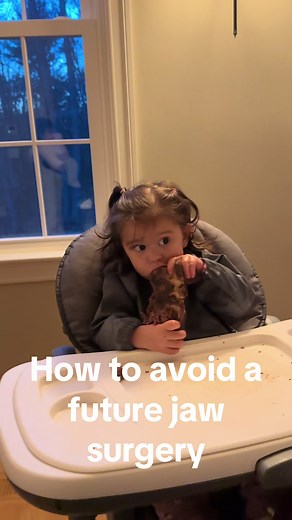 How to grow a healthy face and avoid future expanders and jaw surgery. #mewing #babyledweaning #looksmax #marpe #jawsurgery