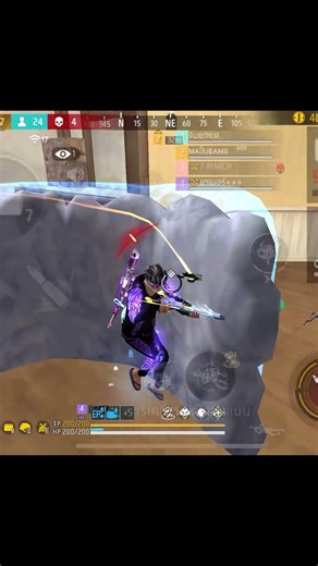 กางเกงปีกนกม่วงร่วงทุกราย