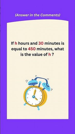 🕒 Can You Solve This in 60 Seconds? | Find the Value of h! 💡 #MathRiddle #BrainTeaser #Shorts