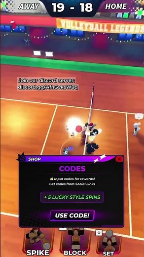 Volleyball Legends UPDATE 49 Codes #roblox #volleyballlegends