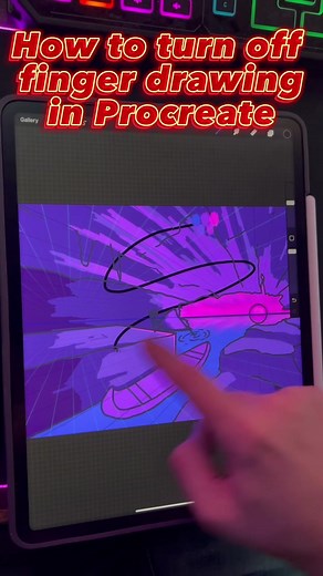 How to Disable Finger Drawing in Procreate