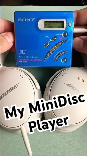My Sony Walkman MiniDisc Player #minidisc #sonywalkman #retrotech #oldschool