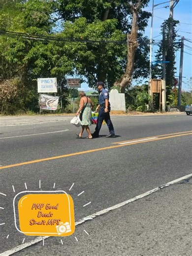 PNP GOOD DEEDS In a heartwarming display of community policing, personnel of Sinait Municipal Police Station under the leadership of PCPT BRYAN ROMEO A LOPEZ, Acting Chief of Police provided assistance, while conducting traffic management and pedestrian safety operations along the busy national highway, an officer spotted an elderly woman struggling to navigate the flow of vehicles. Recognizing her hesitation and the potential risk, the officer immediately stepped in to ensure her safety. The of