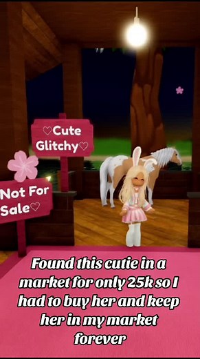 Missed seeing the cute glitchy appas!!! Saw her yesterday and had to grab her! #wildhorseislands #wildhorseislandsroblox #ladyneon_whi #ladyneon #whi #cutehorse #glitchyappa #gliched #appaloosa