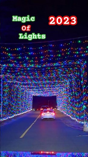 Magic of Lights Drive through Christmas Light Display at PNC Bank Arts Center 2023