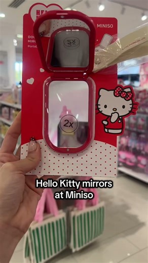 Hello Kitty mirrors at Miniso #minisoambassador #myminisousa #cute #hellokitty #sanrio