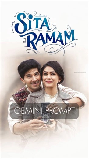 Mani Senkuttuvan | Prompt in the caption below 👇 #sitaramam #dulquer #mrunalthakur #trendingreels #gemini #googlegemini #nanobanana #ai #aiดันคลิป ALL... | Instagram