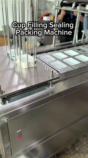 Cup filling sealing packing machine