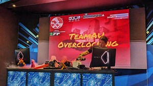 World record memory frequency of 5809.2 MHz or DDR5-11618 recorded live by Team AU and Hicookie