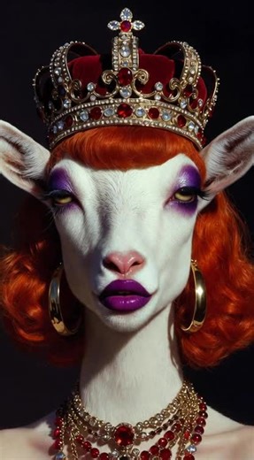 Stylish Goat Makeup Transformation