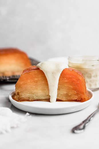 Apple Mille-Feuille with Vanilla Custard (gluten-free)