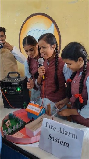 ATL lab exibition fire alarm system #school #atl #science #experiment