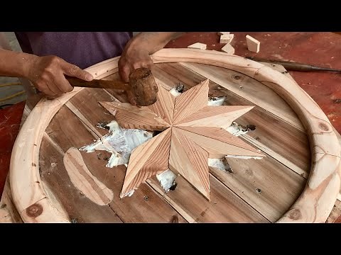 Admirably Creative Woodworking Ideas // DIY Large Wall Clocks // A Masterpiece From Recycled Wood