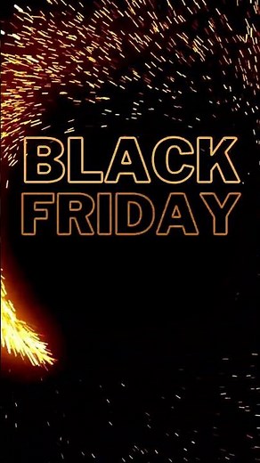 🔥 Black Friday Sale Animation | Gold & Black Motion Promo Template for Businesses