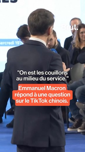 📢 #EmmanuelMacron répond à une question sur le Tik Tok chinois ! 👍 | Front Républicain