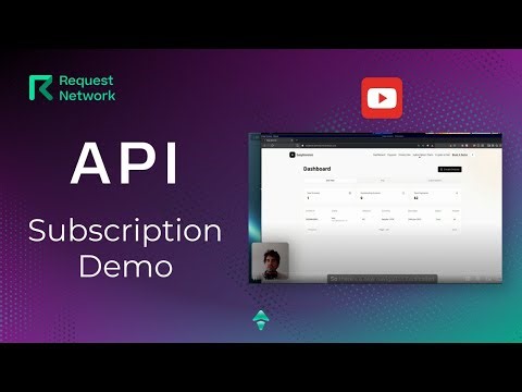 Request Network API - Subscription Demo