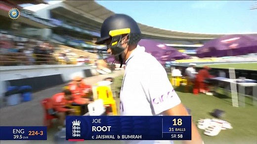 IND vs ENG 2024, 3RD Test: Joe Root Wicket