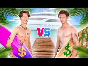 Rich VS Poor Summer Holiday || $100 Fun VS $1000000 Fun