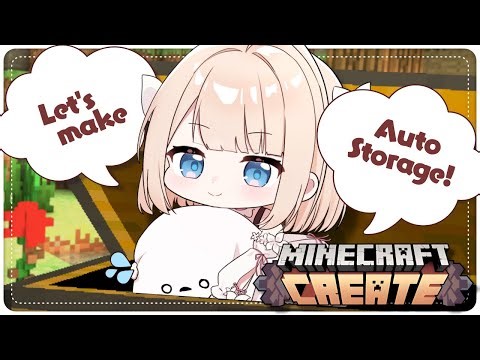 MINECRAFT CREATE ┊ Auto Storage? Let’s solve our forever problem! #peostream