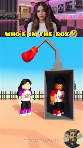 WHO’S IN THE BOX?! 😱 Roblox Boxing Prank Gone Wrong 🤣 #Shorts #roblox#robloxshorts