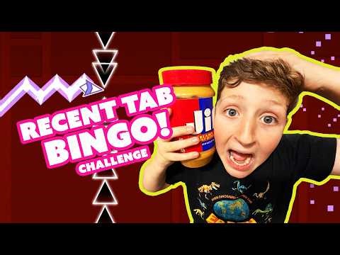 Geometry Dash RECENT TAB BINGO!