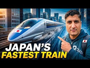 FASTEST BULLET TRAIN in JAPAN 🇯🇵 350KM SPEED in JUST ONE HOUR!