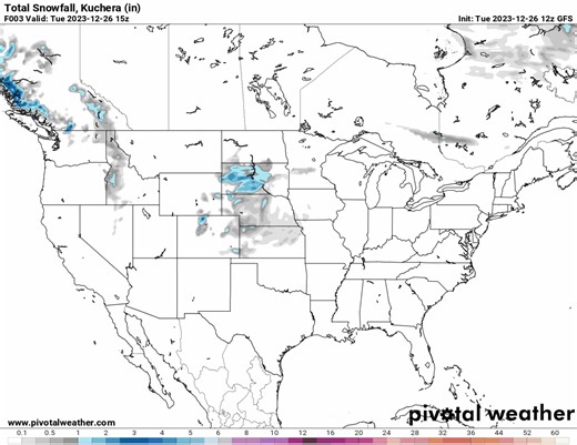 58K views · 284 reactions | The GFS continues to show a pattern change to more wintery weather in our region. Model is trending colder air moving in around Jan. 7th with 2 possible weather systems which may produce snow. Below is the GFS snow model outlook through January 10th. | Manhattan Weather Channel | Facebook